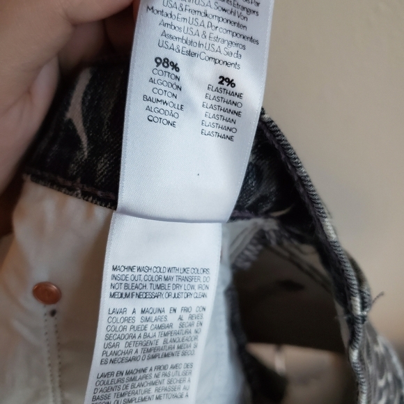 MOTHER Vagabond Mini Fray Skirt size 31 NWT - Picture 6 of 8